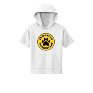 Powhatan Elementary Youth Short Sleeve Hoodie