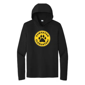 Powhatan Elementary Adult Long Sleeve Hooded Tee