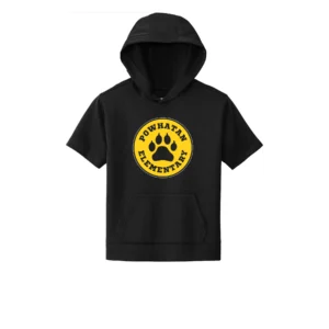 Powhatan Elementary Youth Short Sleeve Hoodie